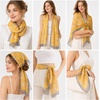 FAIRYGATE Chiffon Retro Schal Damen Leichtes Halstuch Seiden Chiffon Halstuch für Mädchen Frauen Halstuch Kopftuch(Fdkra4205)