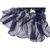 FAIRYGATE Chiffon Retro Schal Damen Leichtes Halstuch Seiden Chiffon Halstuch für Mädchen Frauen Halstuch Kopftuch(Fdkra4207)