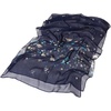 FAIRYGATE Chiffon Retro Schal Damen Leichtes Halstuch Seiden Chiffon Halstuch für Mädchen Frauen Halstuch Kopftuch(Fdkra4207)