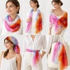 FAIRYGATE Chiffon Retro Schal Damen Leichtes Halstuch Seiden Chiffon Halstuch für Mädchen Frauen Halstuch Kopftuch(Fdkra4217)