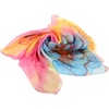 FAIRYGATE Chiffon Retro Schal Damen Leichtes Halstuch Seiden Chiffon Halstuch für Mädchen Frauen Halstuch Kopftuch(Fdkra4218)