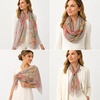 FAIRYGATE Chiffon Schal Damen Stola Halstuch Tuch für Sommer Herbst Winter Ganzjährig Schals & Tücher(50016)
