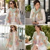FAIRYGATE Chiffon Schal Damen Stola Halstuch Tuch für Sommer Herbst Winter Ganzjährig Schals & Tücher(50017)