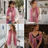 FAIRYGATE Chiffon Schal Damen Stola Halstuch Tuch für Sommer Herbst Winter Ganzjährig Schals & Tücher(50019)