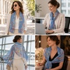 FAIRYGATE Chiffon Schal Damen Stola Halstuch Tuch für Sommer Herbst Winter Ganzjährig Schals & Tücher(50022)