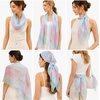 FAIRYGATE Chiffon Schal Damen Stola Halstuch Tuch für Sommer Herbst Winter Ganzjährig Schals & Tücher(50026)