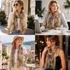 FAIRYGATE Chiffon Schal Damen Stola Halstuch Tuch für Sommer Herbst Winter Ganzjährig Schals & Tücher(50030)