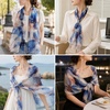FAIRYGATE Chiffon Schal Damen Stola Halstuch Tuch für Sommer Herbst Winter Ganzjährig Schals & Tücher(50032)