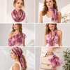 FAIRYGATE Chiffon Schal Damen Stola Halstuch Tuch für Sommer Herbst Winter Ganzjährig Schals & Tücher(50034)