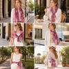 FAIRYGATE Chiffon Schal Damen Stola Halstuch Tuch für Sommer Herbst Winter Ganzjährig Schals & Tücher(50034)