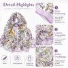 FAIRYGATE Chiffon Schal Damen Stola Halstuch Tuch für Sommer Herbst Winter Ganzjährig Schals & Tücher(FDKR50043)