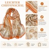 FAIRYGATE Chiffon Schal Damen Stola Halstuch Tuch für Sommer Herbst Winter Ganzjährig Schals & Tücher(FDKR50044)