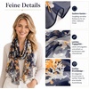 FAIRYGATE Chiffon Schal Damen Stola Halstuch Tuch für Sommer Herbst Winter Ganzjährig Schals & Tücher(FDKRC3730)