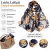 FAIRYGATE Chiffon Schal Damen Stola Halstuch Tuch für Sommer Herbst Winter Ganzjährig Schals & Tücher(FDKRC3730)