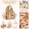 FAIRYGATE Chiffon Schal Damen Stola Halstuch Tuch für Sommer Herbst Winter Ganzjährig Schals & Tücher(FDKRC3732)
