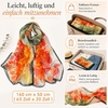 FAIRYGATE Chiffon Schal Damen Stola Halstuch Tuch für Sommer Herbst Winter Ganzjährig Schals & Tücher(FDKRC3734)