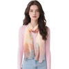 FAIRYGATE Chiffon Schal Damen Stola Halstuch Tuch für Sommer Herbst Winter Ganzjährig Schals & Tücher(Fdkra4609)