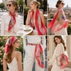 FAIRYGATE Chiffon Schal Damen Stola Halstuch Tuch für Sommer Herbst Winter Ganzjährig Schals & Tücher(Fdkra4612)