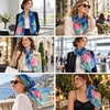 FAIRYGATE Chiffon Schal Damen Stola Halstuch Tuch für Sommer Herbst Winter Ganzjährig Schals & Tücher(Fdkra4617)