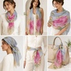 FAIRYGATE Chiffon Schal Damen Stola Halstuch Tuch für Sommer Herbst Winter Ganzjährig Schals & Tücher(Fdkra4619)
