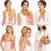 FAIRYGATE Chiffon Schal Damen Stola Halstuch Tuch für Sommer Herbst Winter Ganzjährig Schals & Tücher(Fdkra4620)