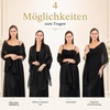 FAIRYGATE Chiffon Stola Schal für Brautkleider Abendkleider Alltagskleidung in verschiedenen Farben Schals & Tücher für Damen(Fdyxma0405)