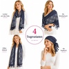 FAIRYGATE Damen Schal Halstücher für Frauen Kopftuch Umschlagtuch Viskose Schals Tuch Stola Stolen Wrap Shawl Halstuch 0001(0227)