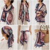 FAIRYGATE Damen Schal Halstücher für Frauen Kopftuch Umschlagtuch Viskose Schals Tuch Stola Stolen Wrap Shawl Halstuch 0001(0228)