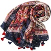FAIRYGATE Damen Schal Halstücher für Frauen Kopftuch Umschlagtuch Viskose Schals Tuch Stola Stolen Wrap Shawl Halstuch 0001(0228)