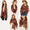 FAIRYGATE Damen Schal Halstücher für Frauen Kopftuch Umschlagtuch Viskose Schals Tuch Stola Stolen Wrap Shawl Halstuch 0001(0233)