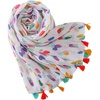 FAIRYGATE Damen Schal Halstücher für Frauen Kopftuch Umschlagtuch Viskose Schals Tuch Stola Stolen Wrap Shawl Halstuch 0001(FDYT18237)