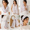 FAIRYGATE Damen Schal Halstücher für Frauen Kopftuch Umschlagtuch Viskose Schals Tuch Stola Stolen Wrap Shawl Halstuch 0001(FDYT18237)