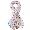 FAIRYGATE Damen Schal Halstücher für Frauen Kopftuch Umschlagtuch Viskose Schals Tuch Stola Stolen Wrap Shawl Halstuch 0001(FDYT18237)