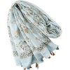 FAIRYGATE Damen Schal Halstücher für Frauen Kopftuch Umschlagtuch Viskose Schals Tuch Stola Stolen Wrap Shawl Halstuch 0001(Fdyt18231)
