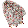 FAIRYGATE Damen Schal Halstücher für Frauen Kopftuch Umschlagtuch Viskose Schals Tuch Stola Stolen Wrap Shawl Halstuch 0001(Fdyt18240)