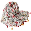 FAIRYGATE Damen Schal Halstücher für Frauen Kopftuch Umschlagtuch Viskose Schals Tuch Stola Stolen Wrap Shawl Halstuch 0001(Fdyt18240)