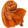 FAIRYGATE Damen Schal Halstücher für Frauen Kopftuch Umschlagtuch Viskose Schals Tuch Stola Stolen Wrap Shawl Halstuch 0001(Fdyt34237)