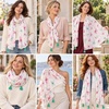 FAIRYGATE Damen Schal Halstücher für Frauen Kopftuch Umschlagtuch Viskose Schals Tuch Stola Stolen Wrap Shawl Halstuch 0001(Fdyt58005)