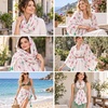 FAIRYGATE Damen Schal Halstücher für Frauen Kopftuch Umschlagtuch Viskose Schals Tuch Stola Stolen Wrap Shawl Halstuch 0001(Fdyt58005)