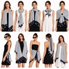 FAIRYGATE Damen Schal Halstücher für Frauen Kopftuch Umschlagtuch Viskose Schals Tuch Stola Stolen Wrap Shawl Halstuch 0001(Fdyt602963)