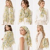 FAIRYGATE Damen Schal Halstücher für Frauen Kopftuch Umschlagtuch Viskose Schals Tuch Stola Stolen Wrap Shawl Halstuch 0001(Fdyt72007)