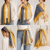 FAIRYGATE Damen Schal Vogel Blume Schmetterling Druck Lange Soft Neck Scarf Wickel Stola für Summer Beach Winter Geschenk(0239)