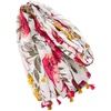 FAIRYGATE Damen Schal Vogel Blume Schmetterling Druck Lange Soft Neck Scarf Wickel Stola für Summer Beach Winter Geschenk(36225)