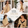 FAIRYGATE Damen Schal Vogel Blume Schmetterling Druck Lange Soft Neck Scarf Wickel Stola für Summer Beach Winter Geschenk(8036)