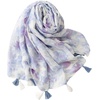 FAIRYGATE Damen Schal Vogel Blume Schmetterling Druck Lange Soft Neck Scarf Wickel Stola für Summer Beach Winter Geschenk(FDYT27006)