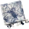 FAIRYGATE Damen Schal Vogel Blume Schmetterling Druck Lange Soft Neck Scarf Wickel Stola für Summer Beach Winter Geschenk(FDYT27008)