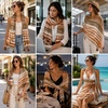 FAIRYGATE Damen Schal Vogel Blume Schmetterling Druck Lange Soft Neck Scarf Wickel Stola für Summer Beach Winter Geschenk(FDYT32226)