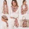 FAIRYGATE Damen Schal Vogel Blume Schmetterling Druck Lange Soft Neck Scarf Wickel Stola für Summer Beach Winter Geschenk(FDYT32227)
