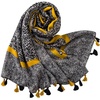 FAIRYGATE Damen Schal Vogel Blume Schmetterling Druck Lange Soft Neck Scarf Wickel Stola für Summer Beach Winter Geschenk(Fdyt17232)