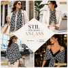 FAIRYGATE Damen Schal Vogel Blume Schmetterling Druck Lange Soft Neck Scarf Wickel Stola für Summer Beach Winter Geschenk(Fdyt19225)